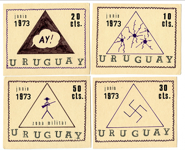 1973 stamp designs by Clemente Padín
