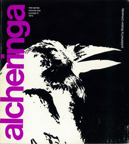 Alcheringa, New Series, Vol. 1 No. 2, 1975